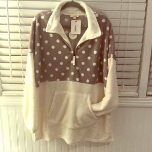 NWT ODDY Polka Dot Pullover 3X